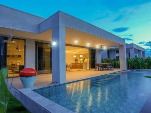 Sansara Hua Hin Luxury Private Pool Villa For Sale at Black Mountain Golf Course