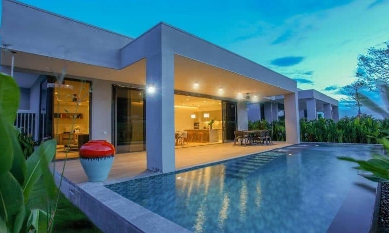 Sansara Hua Hin Luxury Private Pool Villa For Sale at Black Mountain Golf Course