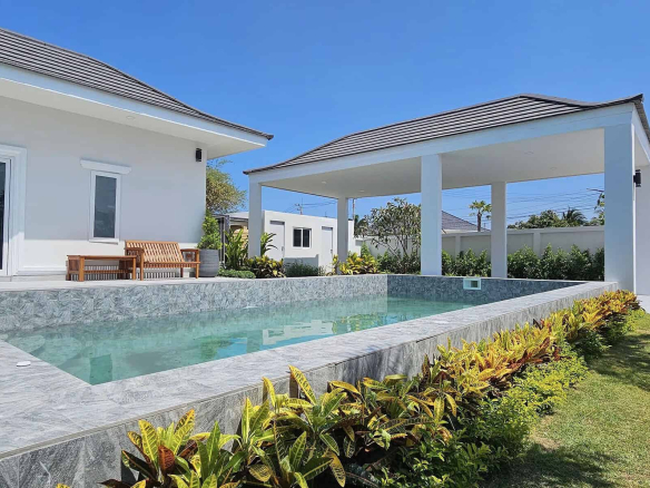 Hua Hin Private Pool Villa For Sale at The Pyne Plus 2 Modern Luxury Family Home