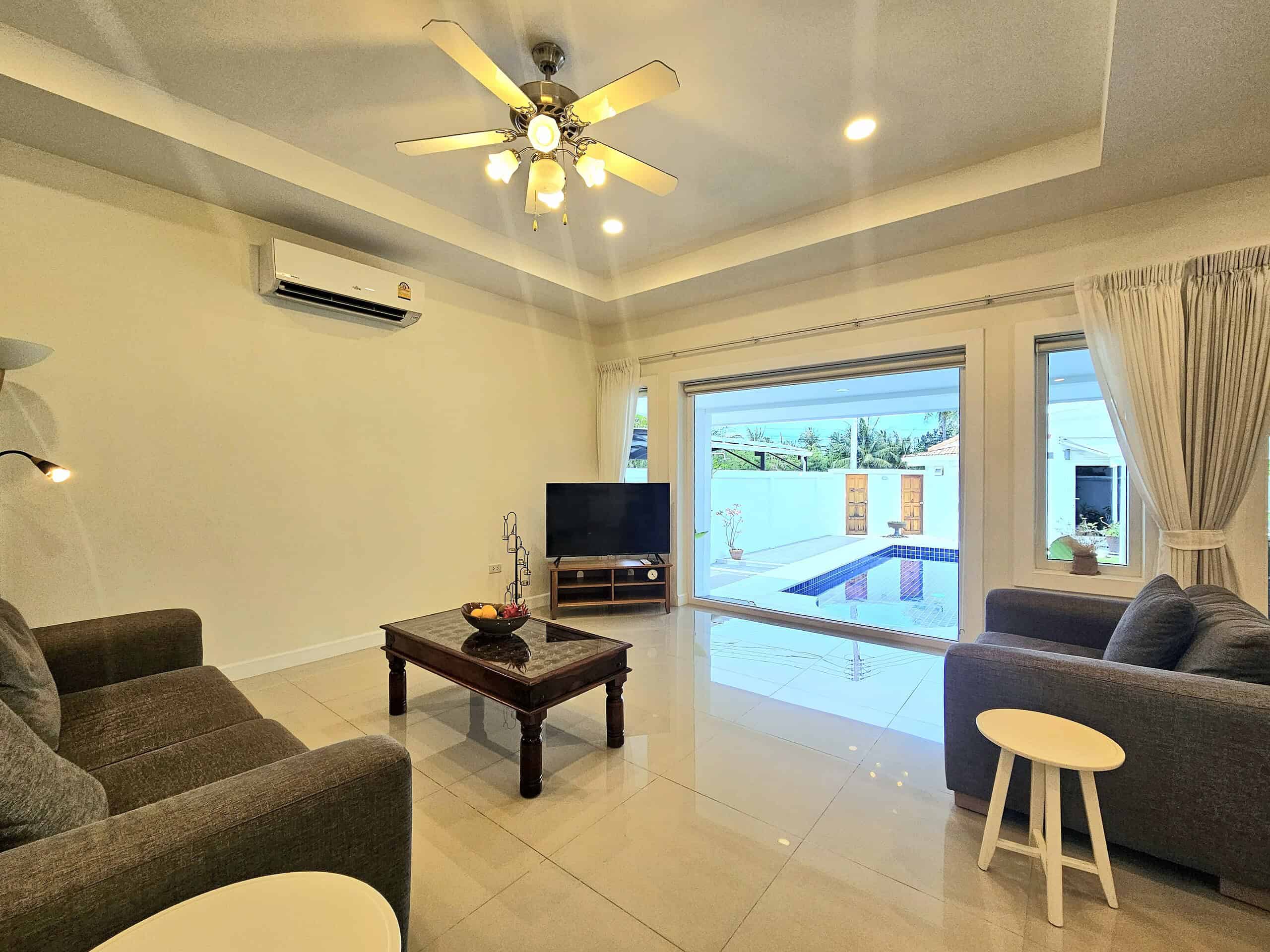 Pranburi Pool Villa Sale Modern Hua Hin Pool Villa Baan Yu Yen Investment
