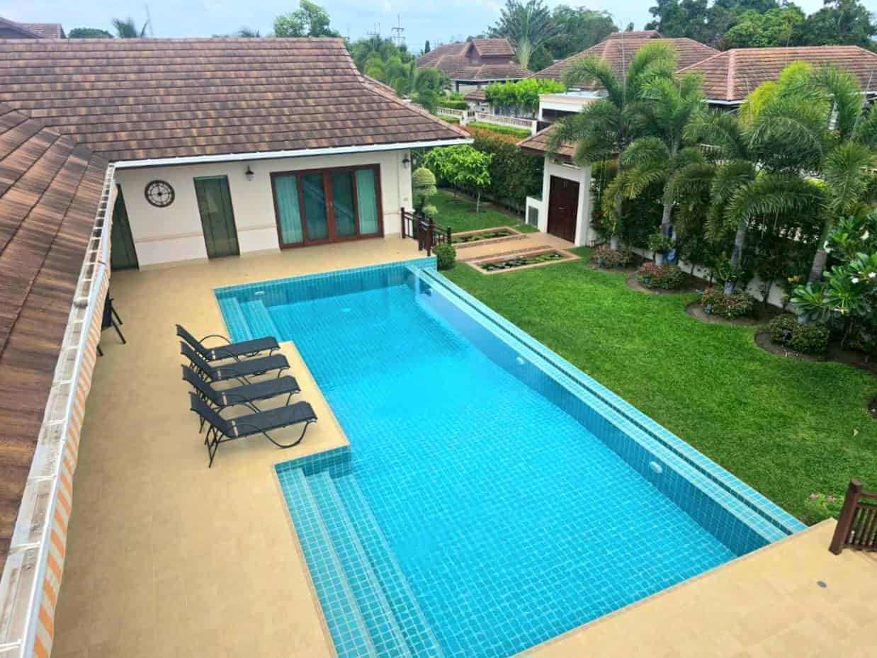 Exclusive Hua Hin Villa Sales Tropical Style Villa Hillside Hamlet Development