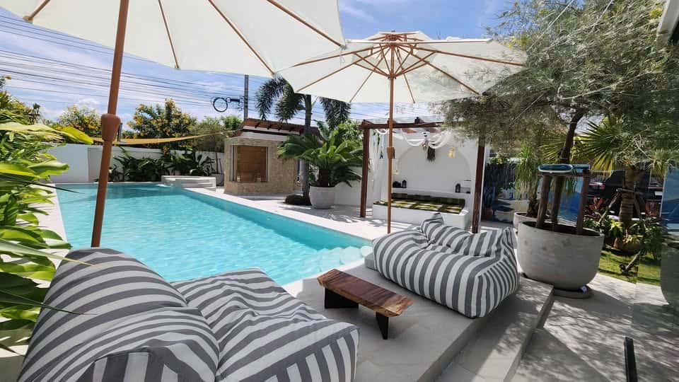 Contemporary Villa Pool Patio Sale Hua Hin Private Pool Villa Black Mountain Golf Course Sale