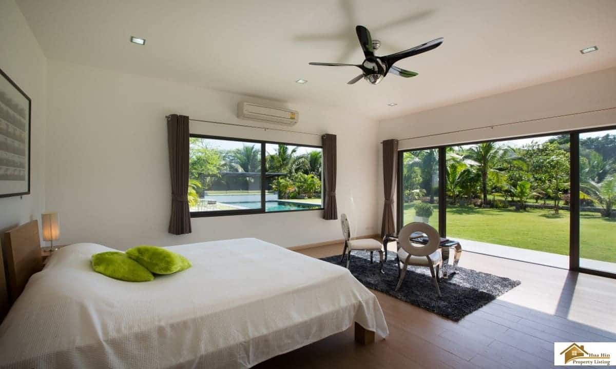 Modern Property Hua Hin Golf Impressive Thai Property with Lush Tropical Landscaping