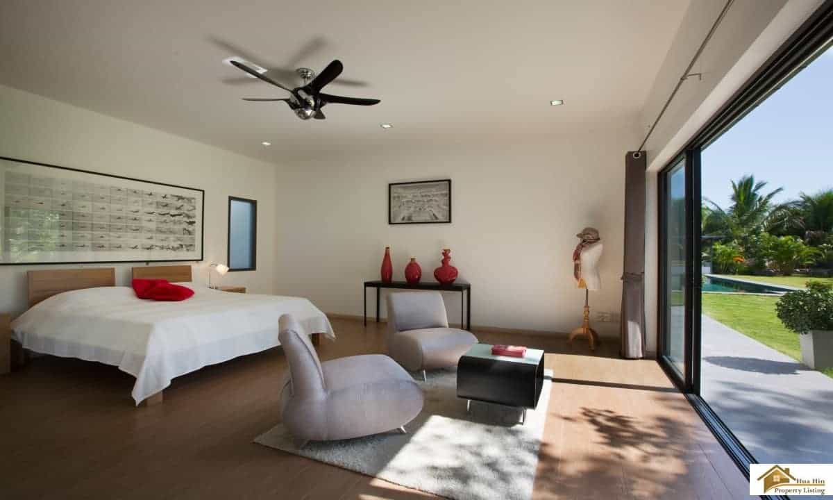 Hua Hin Property Golf Course Access Spectacular Villa with Mature Gardens and Water Features