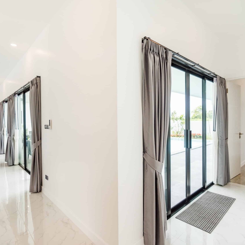 Beautiful master suite with private balcony access