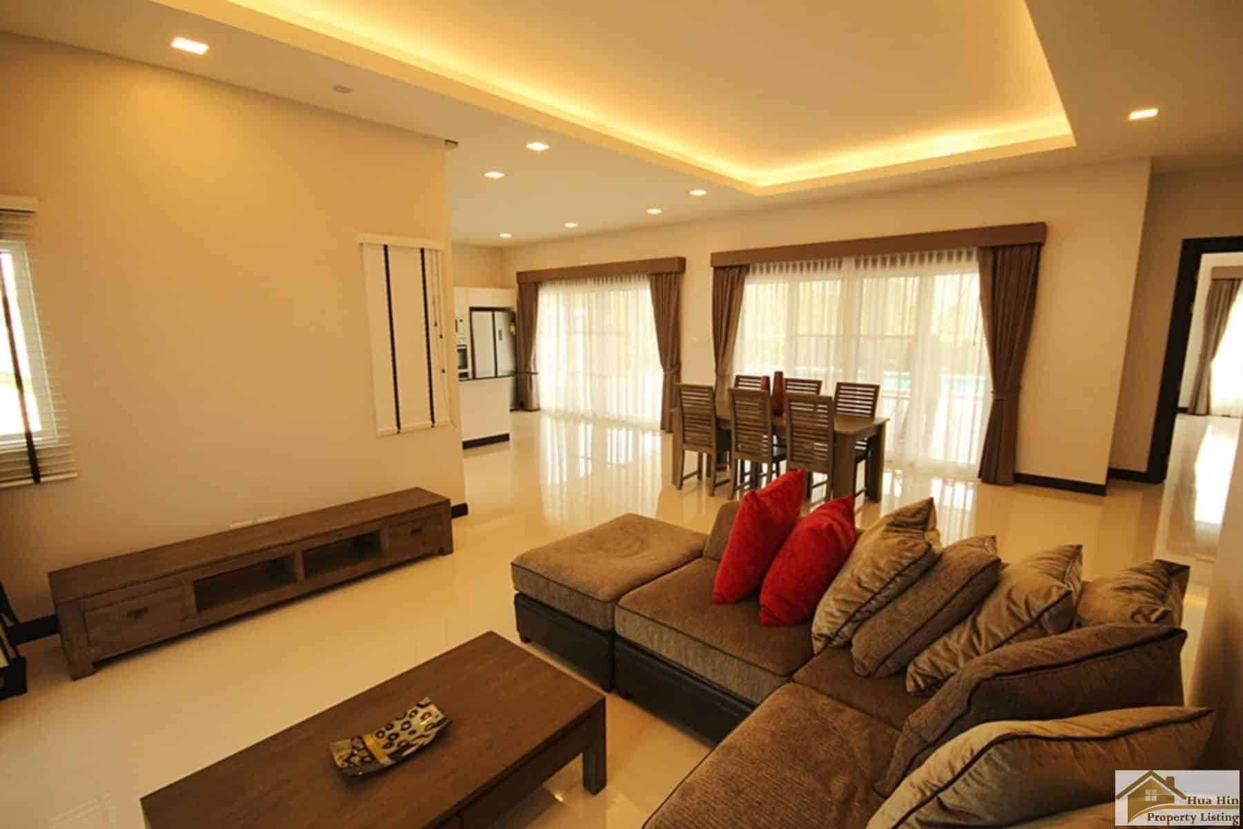 Elegant Pool Homes Hua Hin Villa Architecture Emerald Valley Hua Hin Development