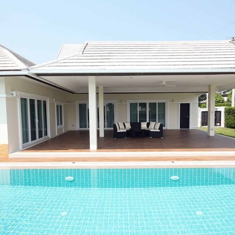 Tropical Garden Landscape Luxury Villa Hua Hin Sale