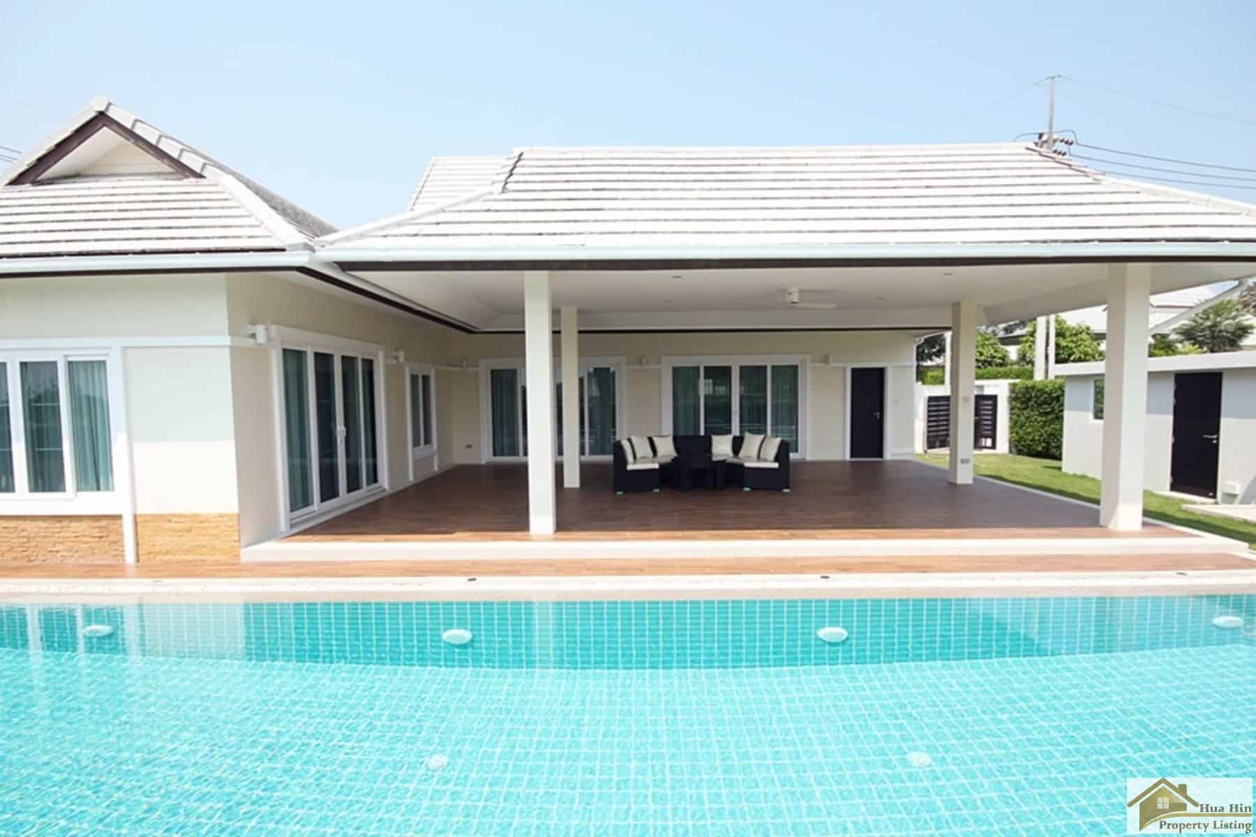 Premium Hua Hin Golf Villas Tropical Garden Landscape Luxury Villa Hua Hin Sale