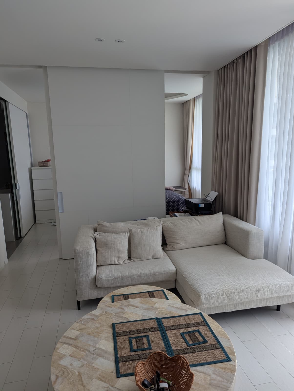 Two Bedroom Beachfront Condo Layout