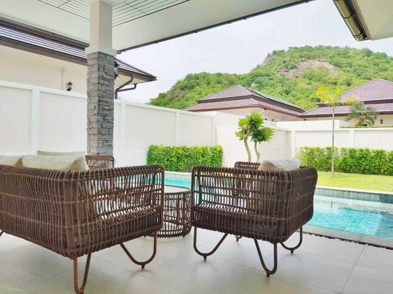 Furnished Grand Hills Residence Furnished Dining Room Hua Hin Property