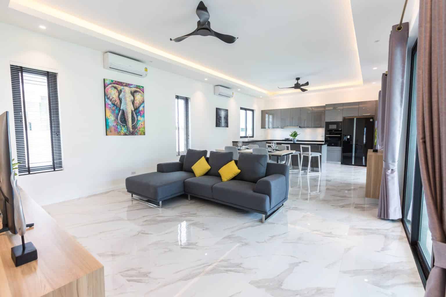 Modern Thai Style Villa Private Pool Golf Course Villa Highland Living