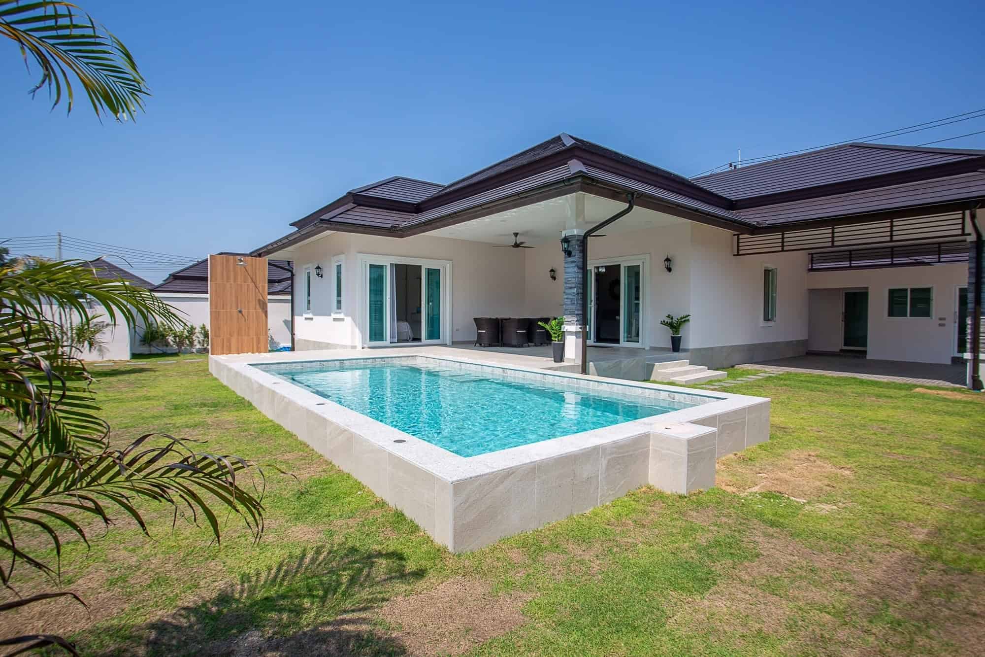 Modern House with Private Pool for Sale Hua Hin Grand Hills Furnished House Private Pool