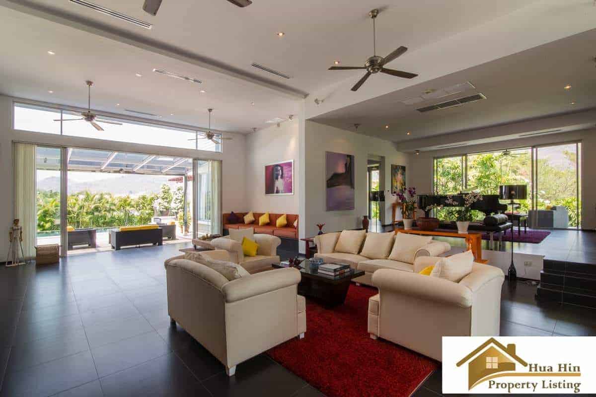 Luxury Villa Outdoor Living Space Upscale Villa Private Pool Golf Fairway Views
