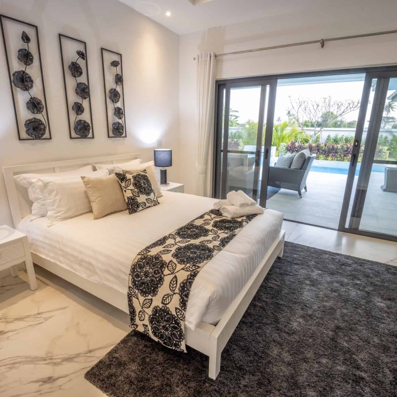 Sophisticated villa interior with quality craftsmanship throughout