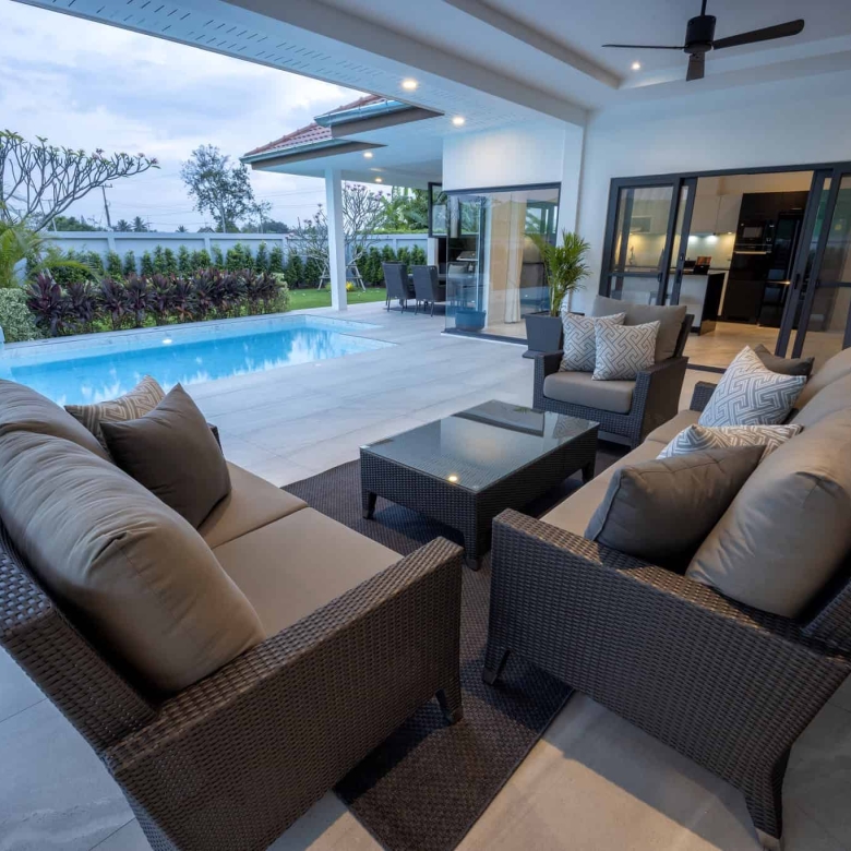 Gourmet kitchen with premium appliances installed