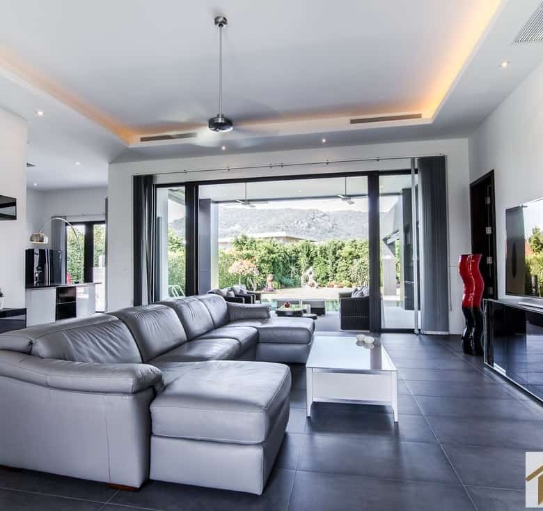 Landscaped garden modern villa Hua Hin