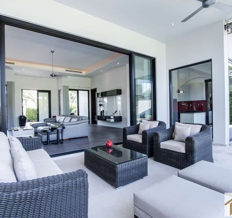 Contemporary villa lighting luxury ambiance