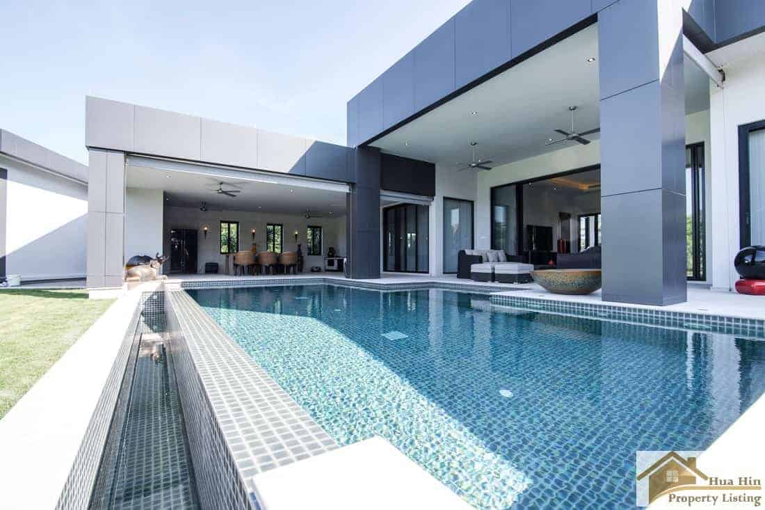 Villa Sale Baan Ing Phu Hua Hin Modern villa security system advanced features