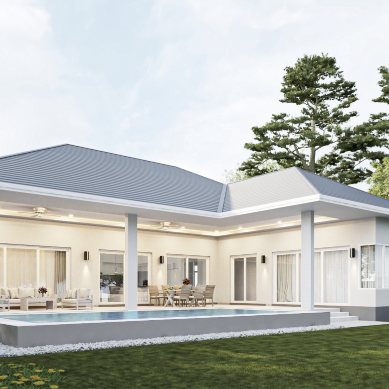 Contemporary Swimming Pool Villa Development Project