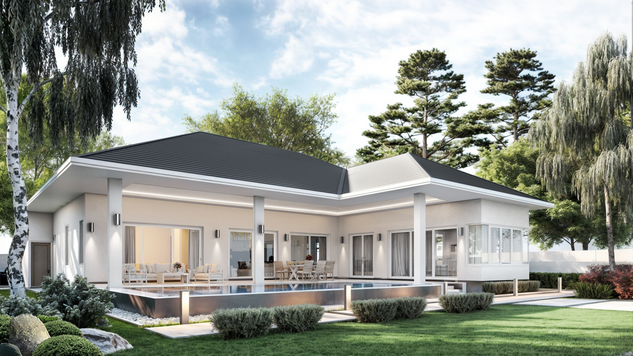 Modern Luxury Pool Villas Tavisa Hua Hin Thailand