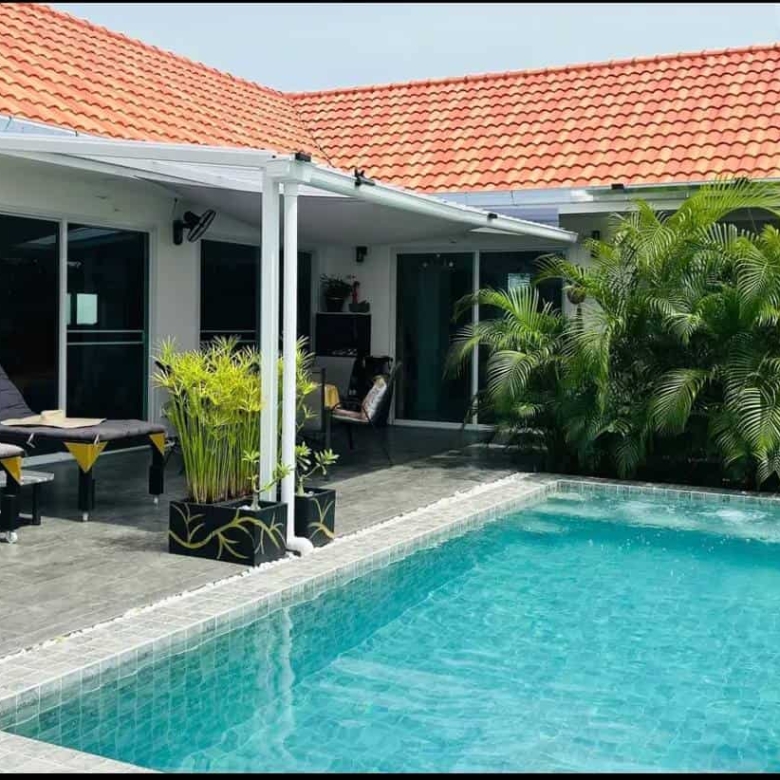 Mountain Views Luxury Pool Villa For Sale in Pran Buri
