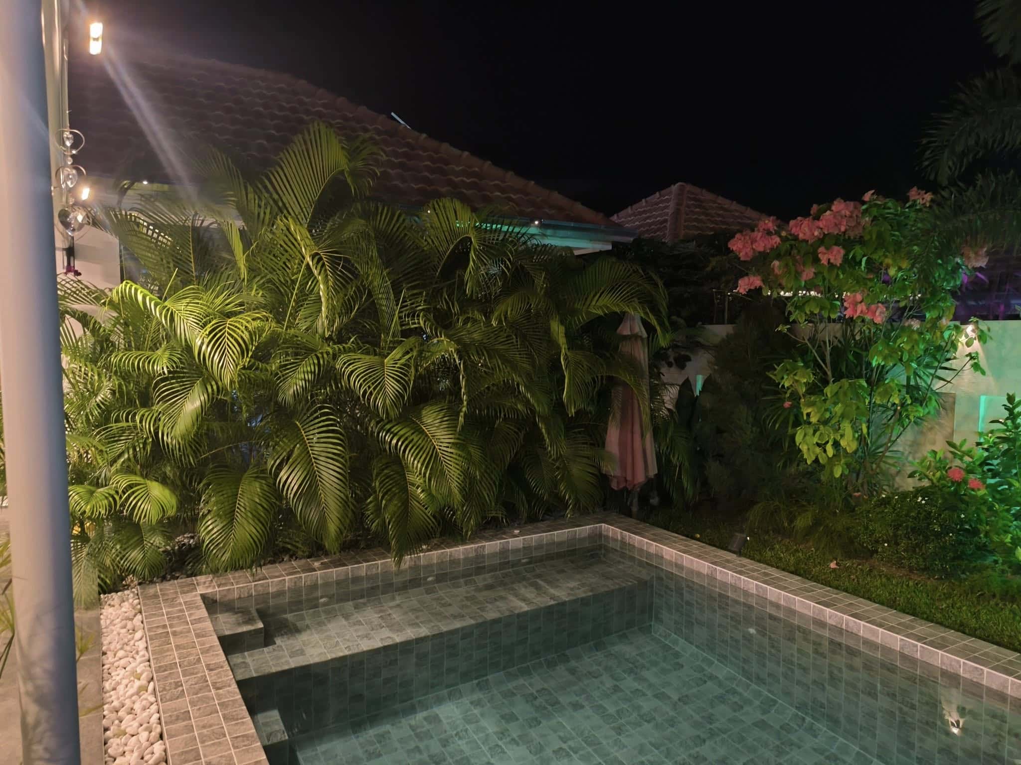 Pran Buri Villa with Pool for Sale Villa Exterior Pool Deck Entertainment Area