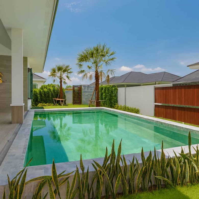 Modern Pool Villa Swimming Area CoCo Hua Hin Development