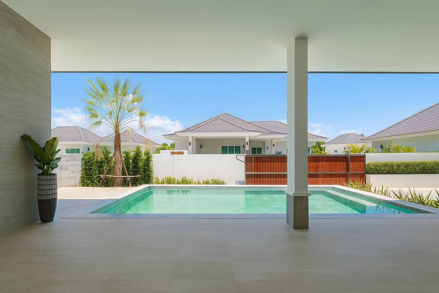 Outdoor Terrace Villa CoCo Hua Hin Pool Views
