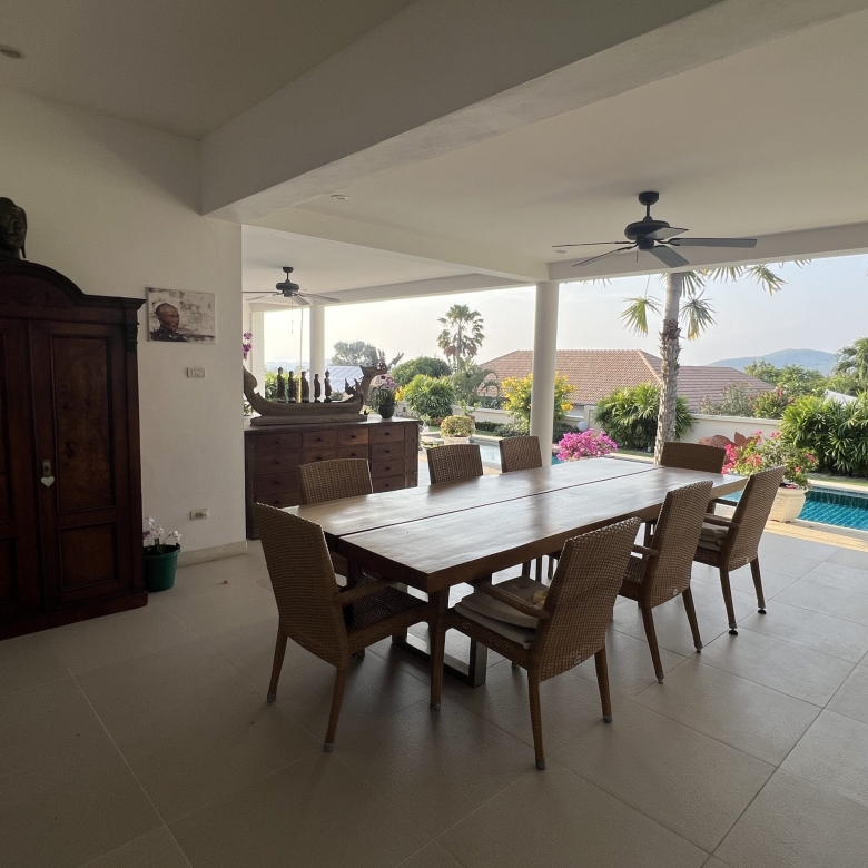 Modern pool villa luxury amenities