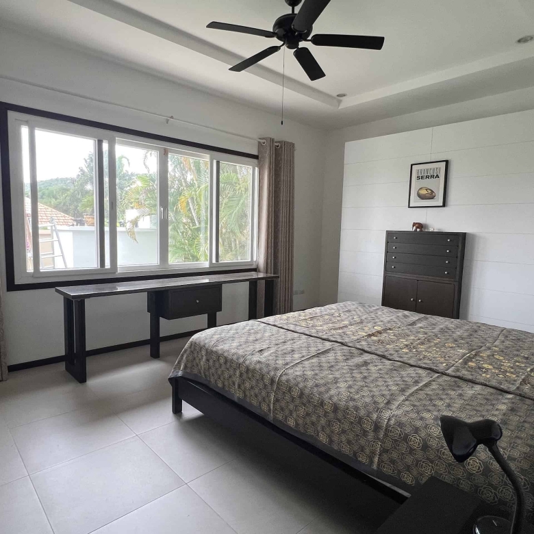 Modern villa pool luxury features