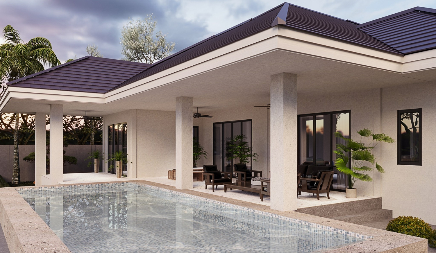 New Three Bedroom Villa Thailand Pool