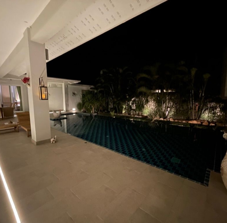 Modern Pool Villa with Outdoor Entertainment Area