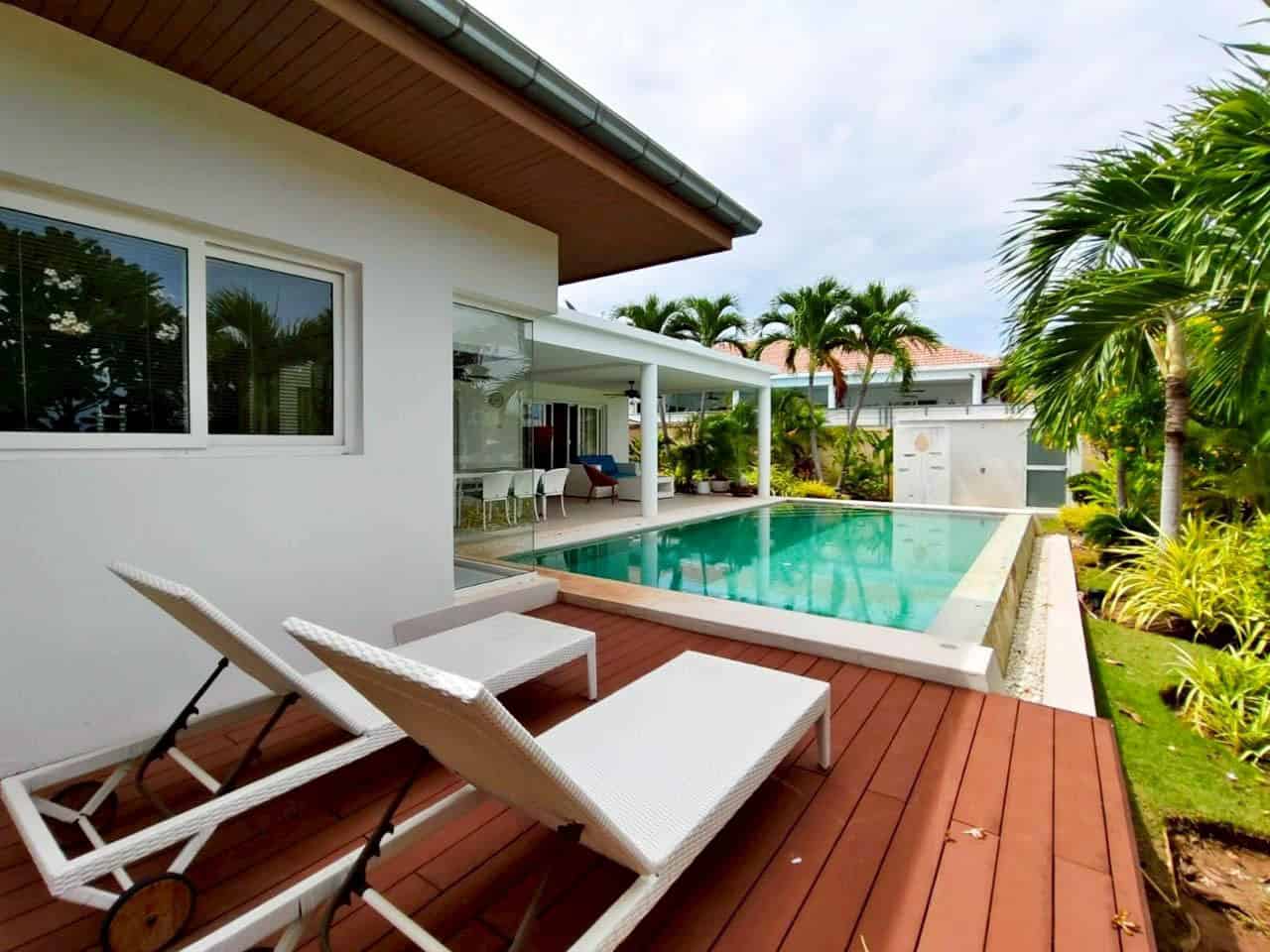 Luxury Pool Villa Pineapple Valley Golf Executive Home Near Championship Golf Course Hua Hin