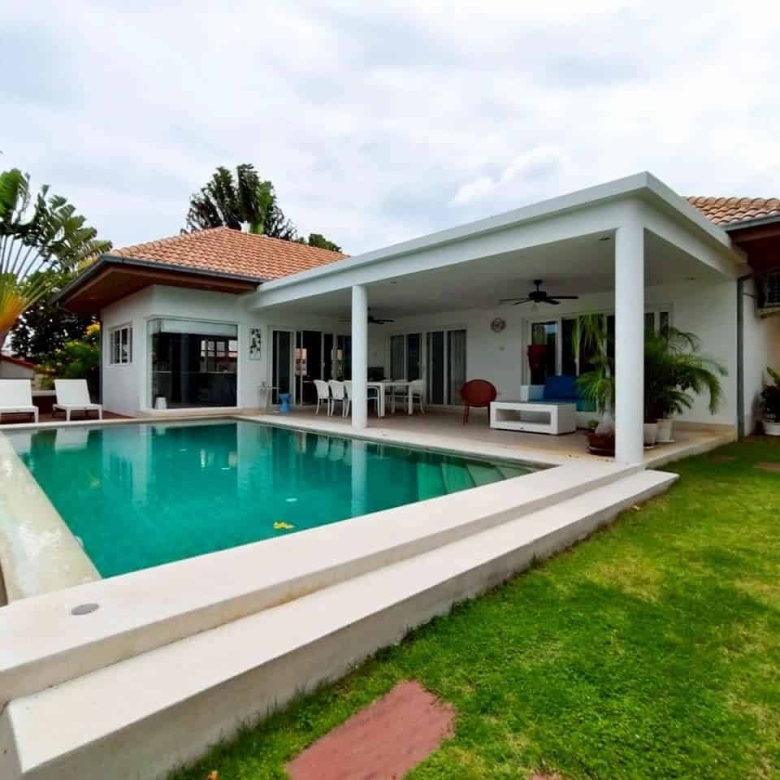 Mountain View Pool Villa For Sale Near Golf Club at Hua Hin