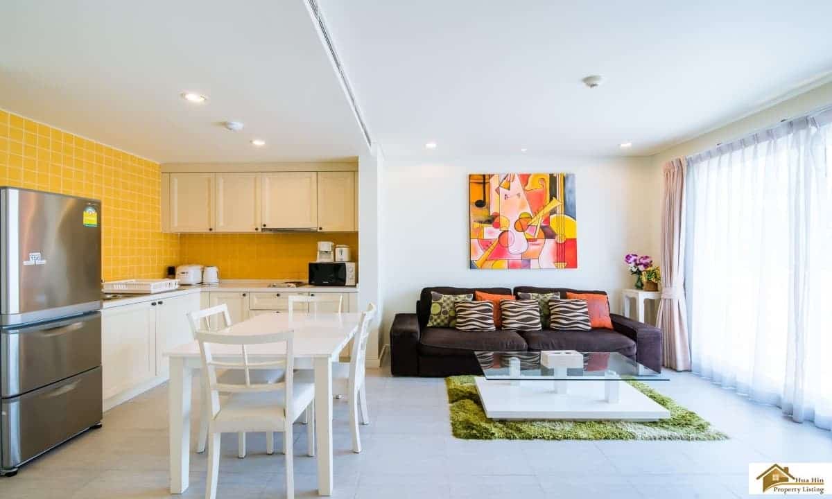 Prime Hua Hin Location Modern Condo Fully Equipped Kitchen Appliances