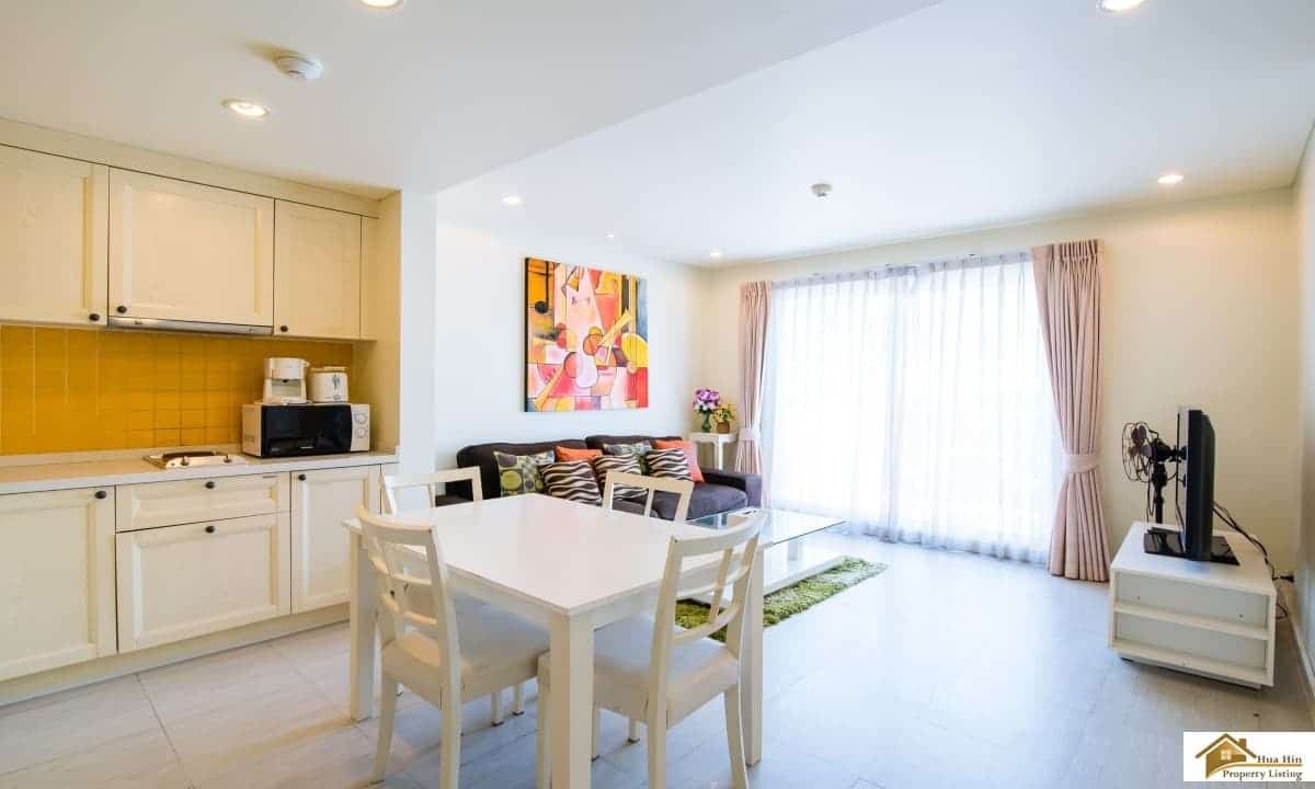 Luxury Mykonos Development Hua Hin Condo Open Floor Plan Living