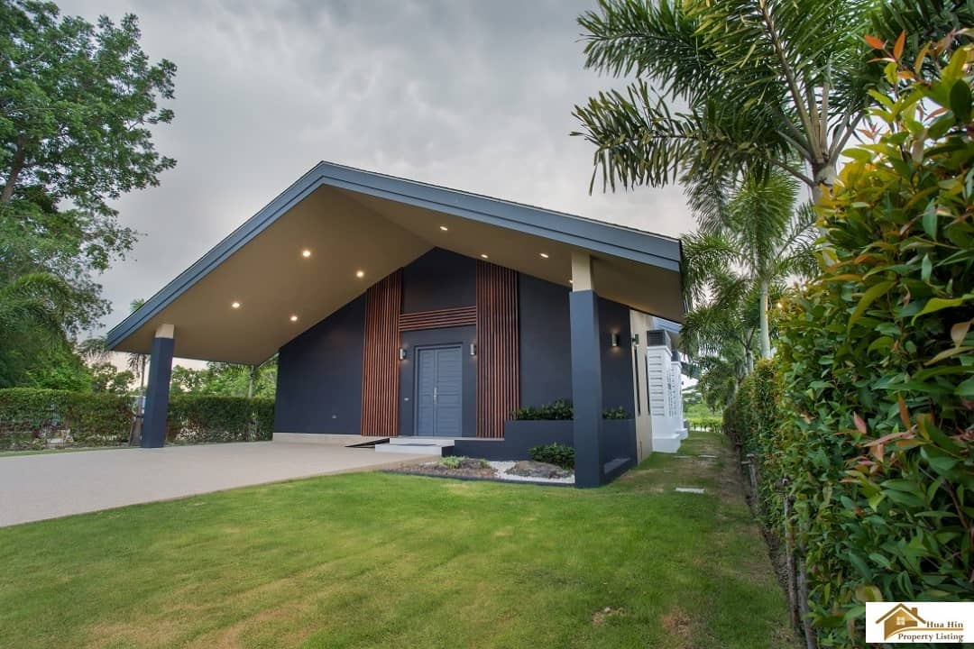 Elegant Villa Outdoor Living Space Quality Villa Nature Setting Hua Hin Thailand