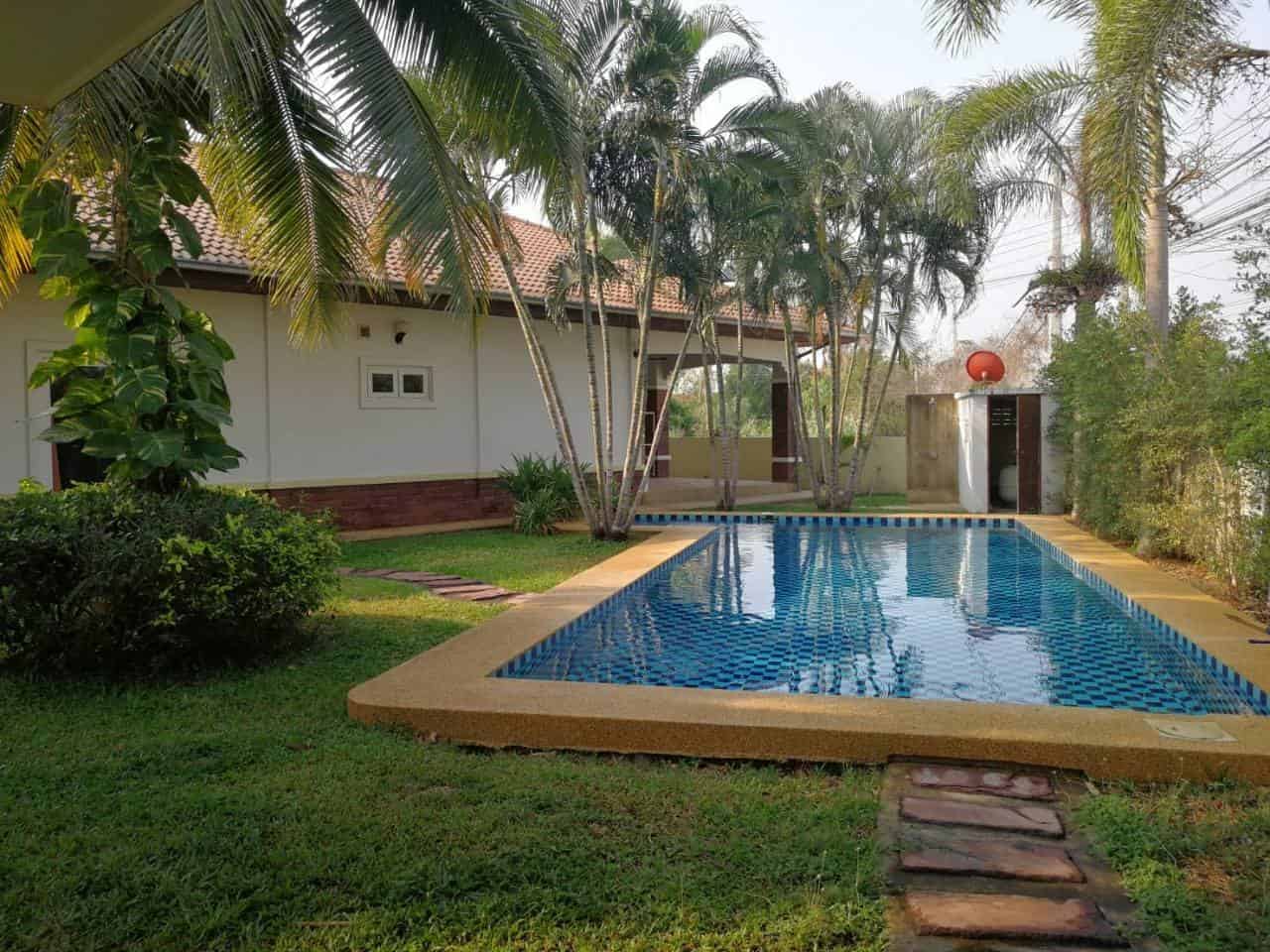 Villa Patio Outdoor Dining Set Mountain View Villa Swimming Pool Thailand