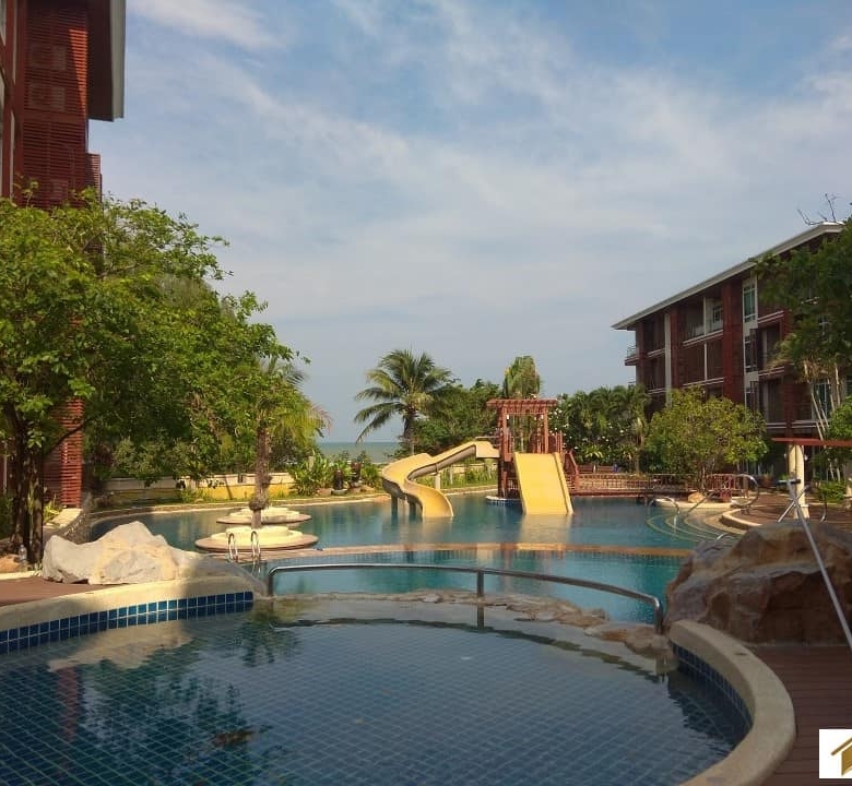 Seaside Condo Balcony Swimming Pool
