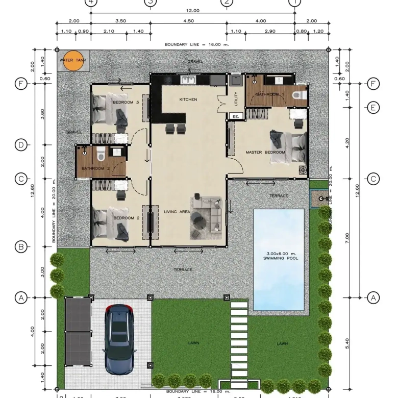 Contemporary Villas Near Black Mountain Golf Hua Hin