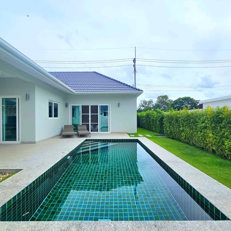 Luxury furnished villa living room Thailand