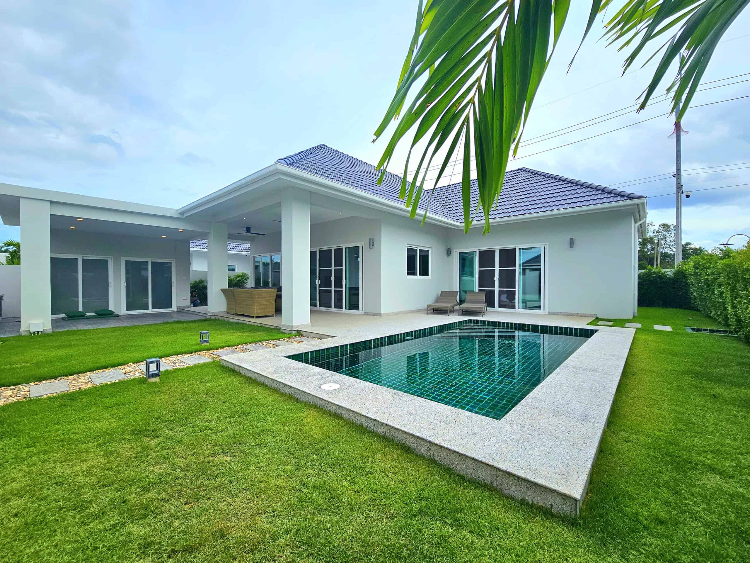Modern Pool Villa for Sale Modern pool villa exterior Smart Hamlet Homes