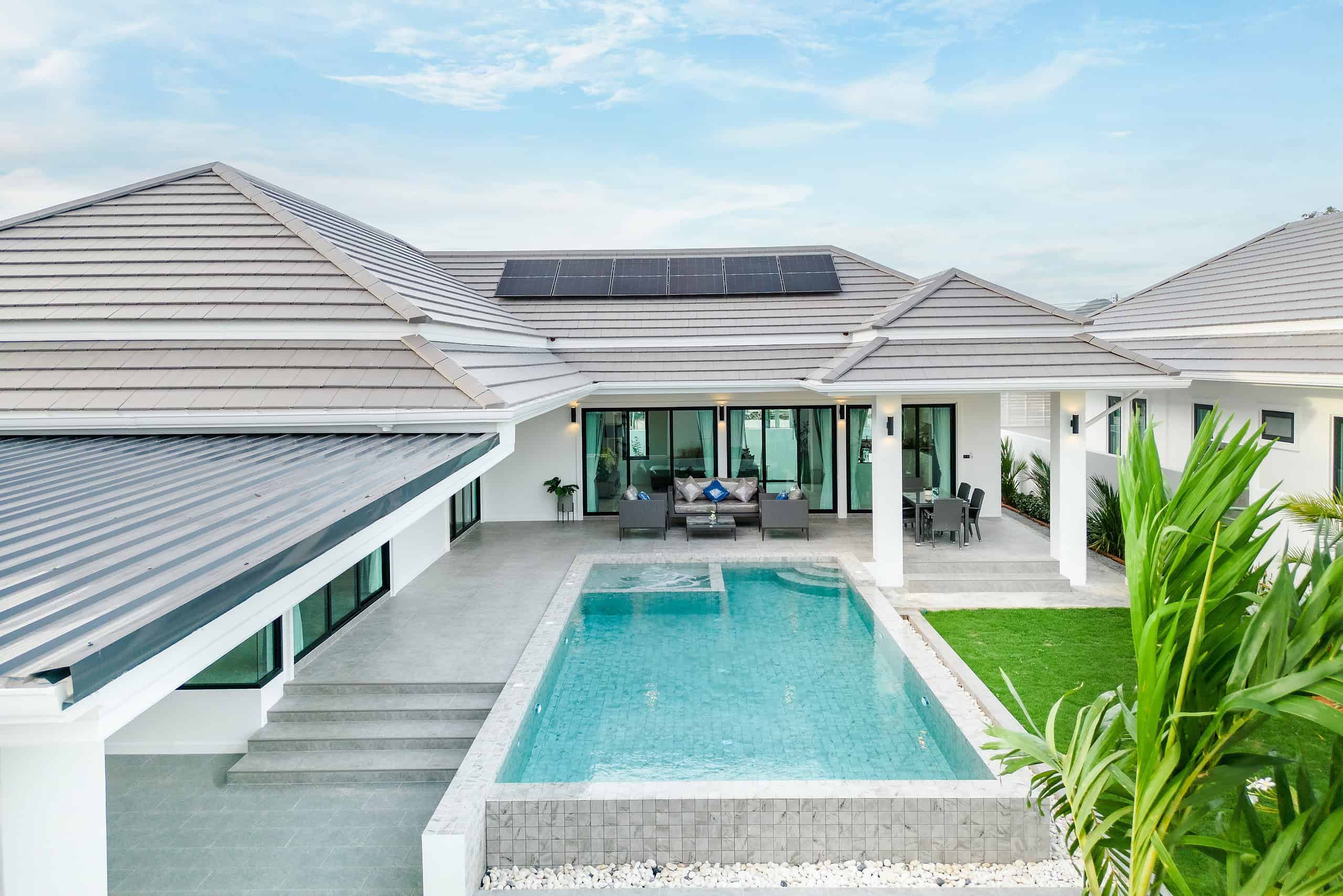 Luxury Property Sales Feature Mountain View Pool Villa Investment