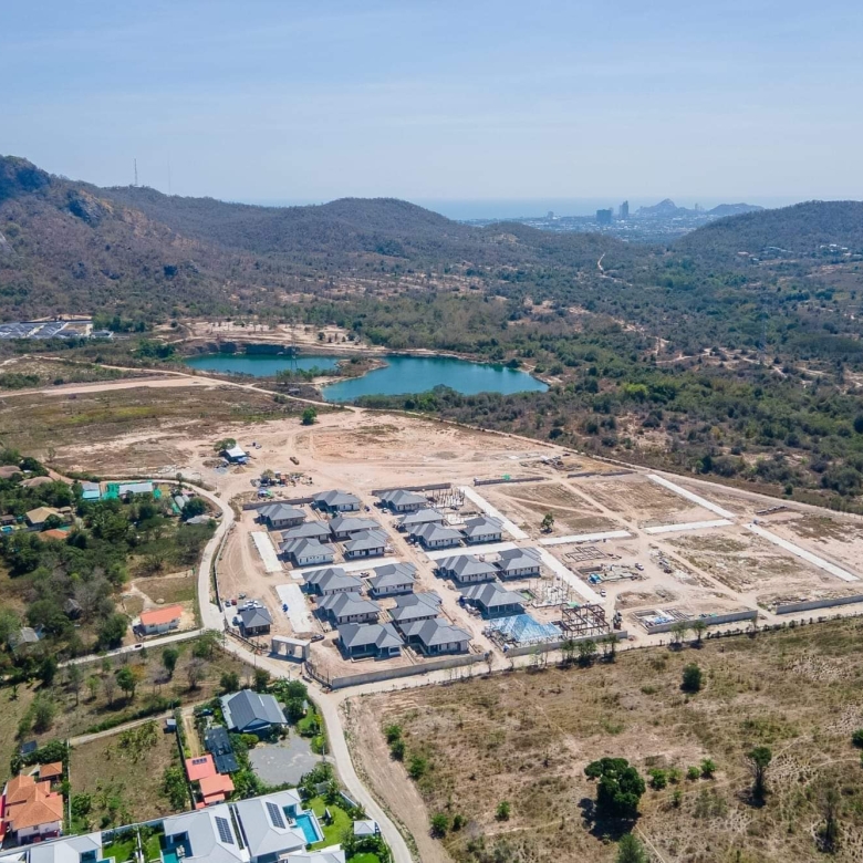 Luxury villa homes in modern Hua Hin development