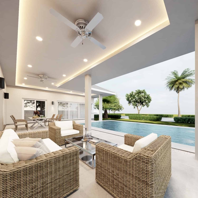 Luxury residential living with modern villa architecture