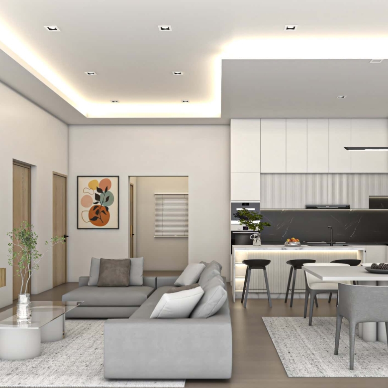 Contemporary villa homes with resort style amenities