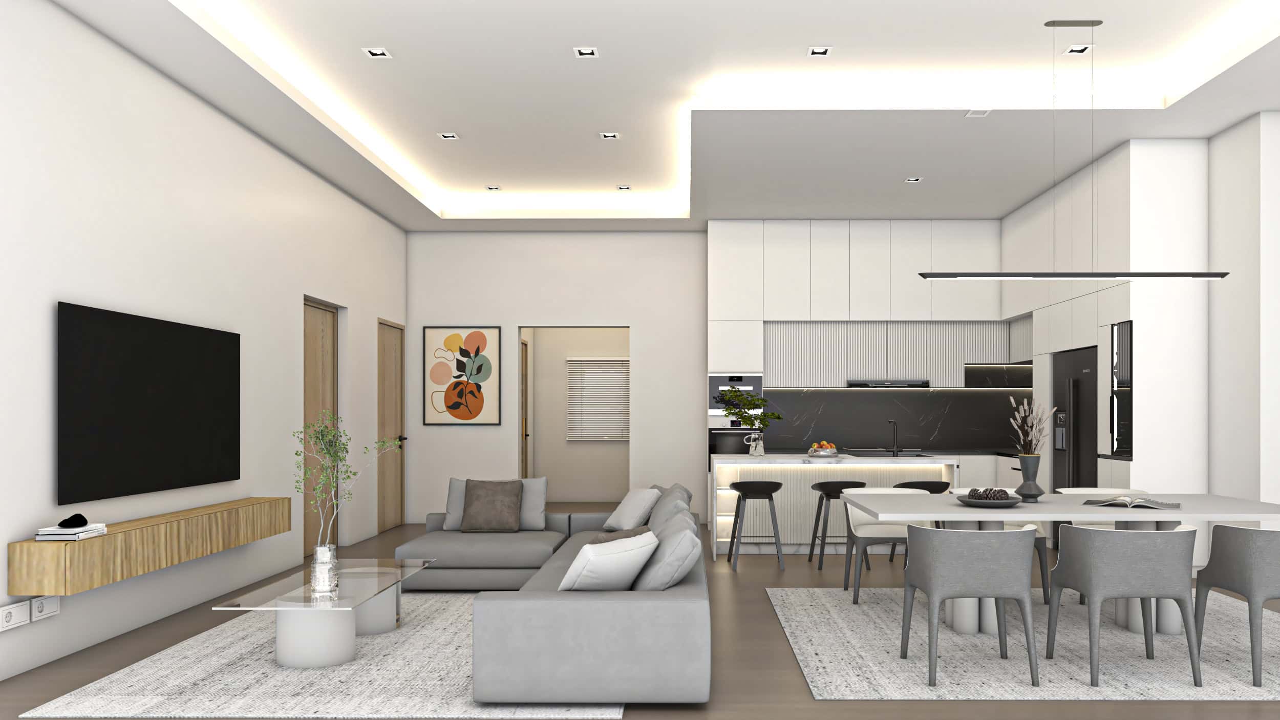 Contemporary villa homes with resort style amenities