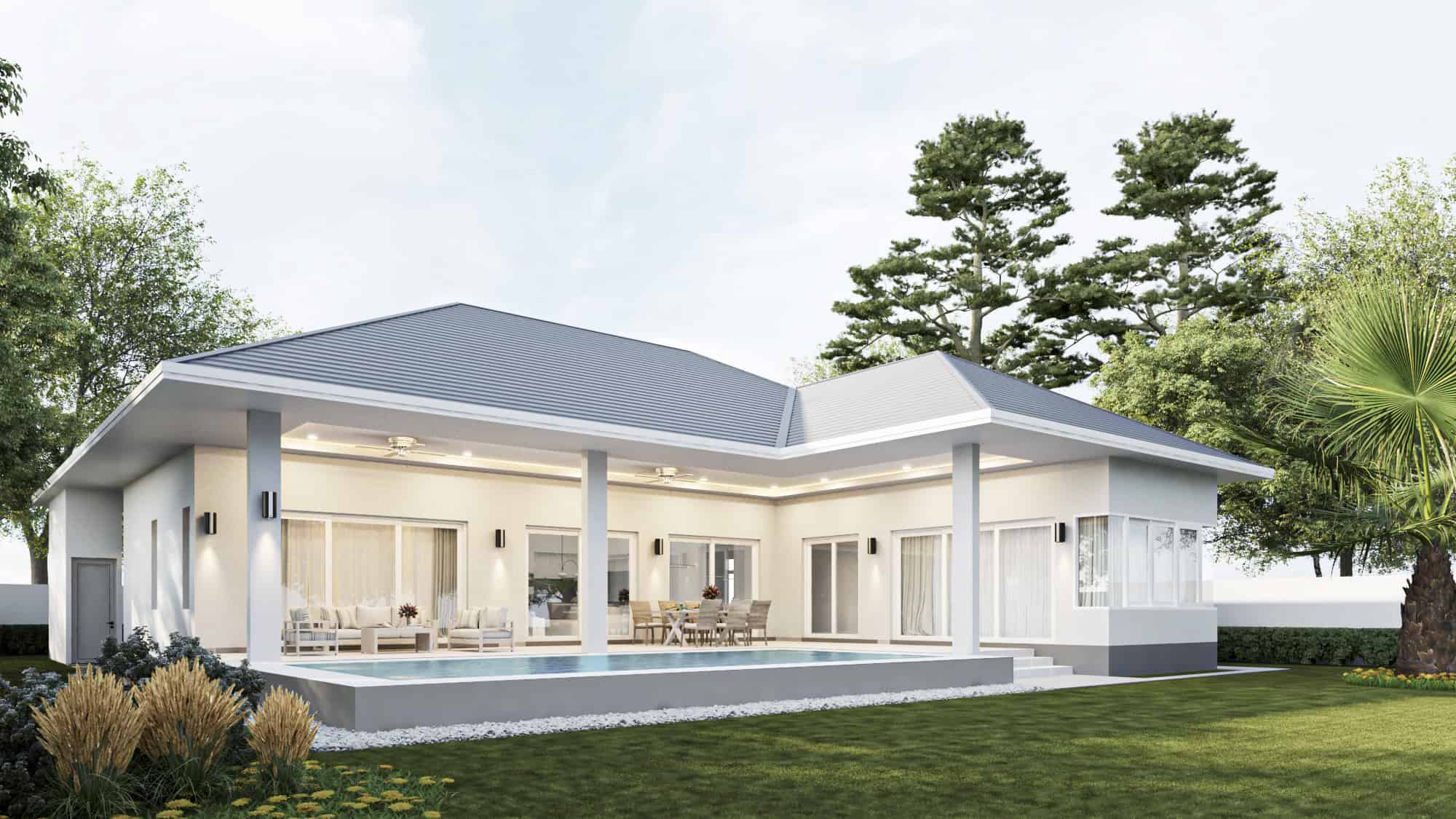 Modern Luxury Pool Villa Hua Hin Modern luxury pool villas for sale in Hua Hin